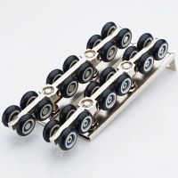 五金配件实木门移门轨道滑轮 吊轮滑轨 推拉门吊滑轮吊轨滑轮12轮 蓝波12轮吊轮