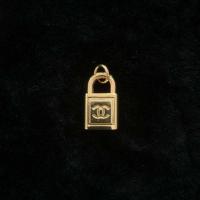 王嘉尔同款项链锁骨链颈链小众设计锁头吊坠不褪色 金色单坠子