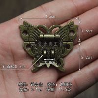 中式仿古锁扣搭扣 锌合金箱扣 铁锁片复古蝴蝶小锁扣 小号古合金蝴蝶扣