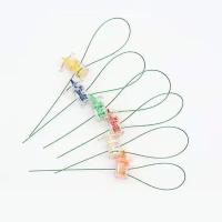 塑料铅封一次性电表水表加油机计量铅封锁扣旋转式施封锁防盗封签 20带线