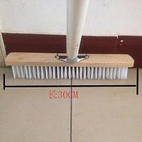 长柄地刷硬毛木柄地板刷浴池瓷砖水泥大理石地面清洁刷子洗地毛刷 30公分地刷(白丝)