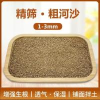 天然粗河沙细沙子颗粒种植养花用鱼缸造景底砂陶粒珍珠岩蛭石 天然粗河沙1-3毫米9-10斤