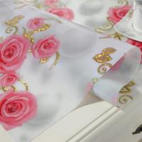 半透明四叶草花型软玻璃PVC桌布塑料台布茶几餐桌垫水晶板 粉色蔷薇不透明 60*60