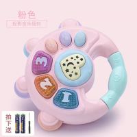 婴儿童玩具仿真电话机座机男宝宝音乐多功能益智早教1一岁2小女孩 手摇铃 电池板