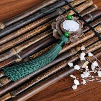 折扇搭配十字绣古典风格挂坠笛箫文玩吊穗扇子流苏配饰diy穗古风 苍色