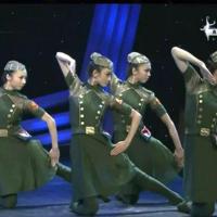 军旅演出服装/舞台女兵表演服 迷彩裙迷彩裤/广场舞军鼓舞蹈服饰 裙子+帽子 M