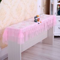 电钢琴防尘罩电子琴防尘罩夹棉加厚绗缝蕾丝刺绣防尘多用巾 玫瑰情缘粉 单独琴罩