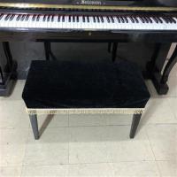 [琴梦钢琴罩]金丝绒钢琴凳罩、双人钢琴凳罩、单人升降琴凳套、 黑色流苏边 单人凳罩56*36