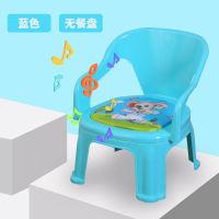 儿童餐椅叫叫椅带餐盘宝宝吃饭椅儿童椅子儿童靠背椅小孩小椅子 不带餐盘蓝色