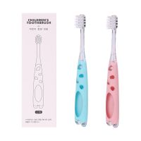 [2支装]小鹿儿童牙刷套装3-6岁中小童超细软毛PBT刷丝护齿护龈 水晶小鹿2支装(食品级材质)