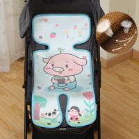 [限1万件抢]婴儿手推车凉席通用婴儿车冰丝坐垫夏季宝宝车凉席 仓鼠蓝五点式[送同款] 通用