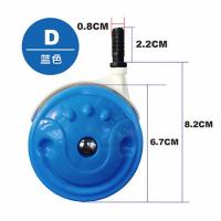 原装福康宝贝学步车轮子配件 万向轮大轮子前轮后轮 童车轱辘 D蓝色 1个轮子
