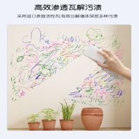 白墙去污乳胶漆墙面内墙壁污渍涂鸦清洗去渍膏家用多功能清洁剂 小面积[膏铲斤+6海绵]约3平米