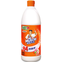 威猛先生84消毒液家用衣物漂白清新花香居家清洁84消毒剂 84消毒液一瓶装