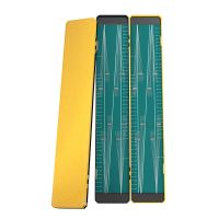 连球超薄子线盒竞技加长仕挂盒钓鱼盒子大容量鱼钩盒渔具用品大全 亮黄色ABS子线盒(可装100付)