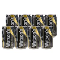 屈臣氏苏打水330ml*8罐干姜水汤力水香草味盐味苏打汽水可选 原味苏打水