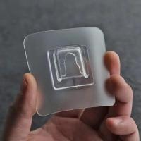 贴片挂钩无痕贴片强力胶片牙刷架无痕贴壁挂贴片免打孔置物架无痕 经典款马桶刷胶片