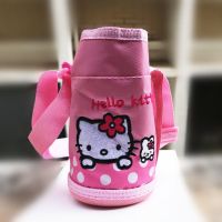 儿童保温壶杯套卡通背带吸管水杯袋防摔保护套背袋子宝宝水壶套子 杯套KT