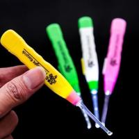 螺旋掏耳器旋转式掏耳朵神器儿童耳朵清洁器成人挖耳勺洁耳器耳屎 普通发光款[拍一送二]3个装