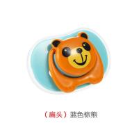 护齿安抚奶嘴0-3婴儿6-18个月1-2岁宝宝超软安睡型安慰奶嘴 男宝宝 1只装安抚奶嘴