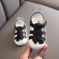 夏季款男宝宝凉鞋女0-6-12个月3-4岁百搭婴儿学步鞋软底防滑儿童 D88黑色 关注先发货 15码内长12厘米