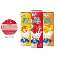 伊利果粒草莓味/黄桃味/芒果味245mL品牌特价 果粒散装10盒随机发货 2021年5月产