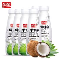 盼盼椰奶瓶生榨椰子汁植物蛋白椰子水原味椰汁瓶装 生榨椰汁500mlX6瓶