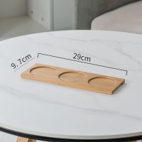 桌面多层小花架多肉实木飘窗台阳台客厅办公室内花盆架子置物装饰 套三竹板(原木色) 小