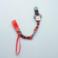 安抚奶嘴防掉链日本卡通牙胶链宝宝奶嘴放掉链手环安抚奶嘴防掉链 牙胶奶嘴链(米奇)