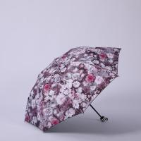超轻140克碳纤维伞骨二两伞便携小巧防晒紫外线太阳伞遮阳伞 繁花似锦1