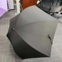 雨伞长柄超大号男士高级防风伞双人伞三折晴雨两用伞折叠女学生伞 6骨黑色阿波罗手开直径100CM