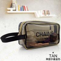 洗澡包洗漱收纳包防水化妆洗浴兜浴包防水加厚包男女大容量旅行袋 单提手鎏金色