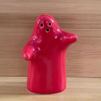 创意温暖的抱抱小人壁咚椒盐罐调味罐陶瓷调料套装佐料瓶罐小摆件 温暖的抱抱单只(红)