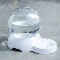 猫咪饮水机猫水碗宠物自动饮水机狗狗喝水神器狗狗饮水机狗狗用品 2.8L[白色]+专用缩口器[白色]