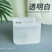 猫咪自动饮水机流动过滤大容量电动宠物自助饮水器带滤芯猫狗通用 仿水龙头 猫更爱喝(透明白) [ 弯头款 ]