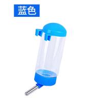 狗狗饮水器宠物喝水器挂式 狗水壶泰迪猫咪饮水机小狗喂水器用品 [简易版] 400ml 蓝色