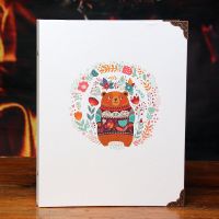 生日创意礼物送男女生朋友闺蜜七夕情人节情侣diy相册本纪念册 彩色小熊[30内页]