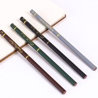 中华文具旗舰店 高档铅笔小学生写字HB铅笔书写练字铅笔 细芯款 黑色杆 12支纸盒装