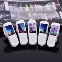 MP3随身听自带内存迷你无线耳塞插卡耳机挂耳式mp3隐形学生播放器 巴黎铁塔 安卓充电线