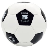 [学校推荐校园足球]中小学生儿童成人训练比赛足球45号批发 3号经典黑白补贴款 单球+气针+网兜