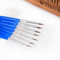 12色水彩颜料可水洗儿童手指画石膏娃娃彩绘涂鸦宝宝颜料绘画套装 1cm勾线笔 20支