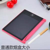 画板儿童液晶手写板学习用品玩具宝宝画画板小黑板家用学生写字板 4寸粉[单色+迷你款]