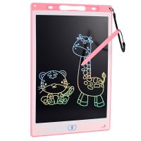 儿童画板神器可擦写液晶写字板学习用品手写板玩具小黑板涂鸦家用 粉色 8.5+LDE护眼屏+一键清除+笔绳