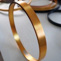 铝合金圆形画框装裱框边框金属外框十字绣钻石画国画书法装饰画 金色 内直径30cm(单框)