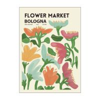 flower 复古法式 浪漫花朵 抽象花卉艺术海报 家居装饰画喷绘画芯 01 21-30 cm 画芯