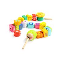 特宝儿 儿童串串珠玩具益智穿珠玩具穿线积木 1岁以上 毛毛虫数字串珠