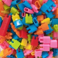 厂家直销子弹头积木益智儿童拼装积木玩具男女宝宝3到8岁开发智力 小子弹(体验装)半斤