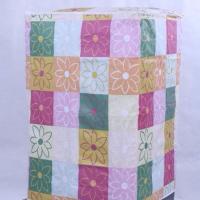 进宝加厚牛津布洗衣机罩通用各品牌防水防晒波轮全自动滚筒洗衣罩 美丽色格波轮上开盖 45*50*75