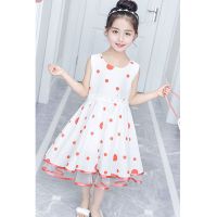 女童夏装2021新款韩版连衣裙超洋气儿童露背公主裙夏季小女孩裙子 橘色(没有包包) 110码建议身高90-95cm左右