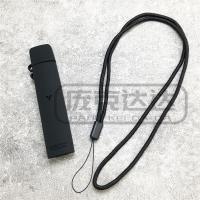 丫ooz柚子保护套一代二代通用软皮硅胶壳官方yoooz烟杆保护壳挂绳 黑色+挂绳 柚子光面